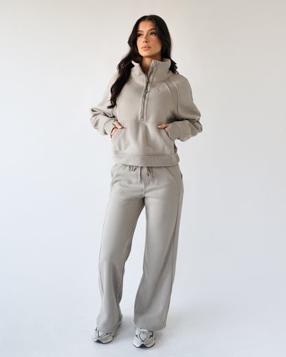 Lounge Straight-leg Sweatpants - Taupe