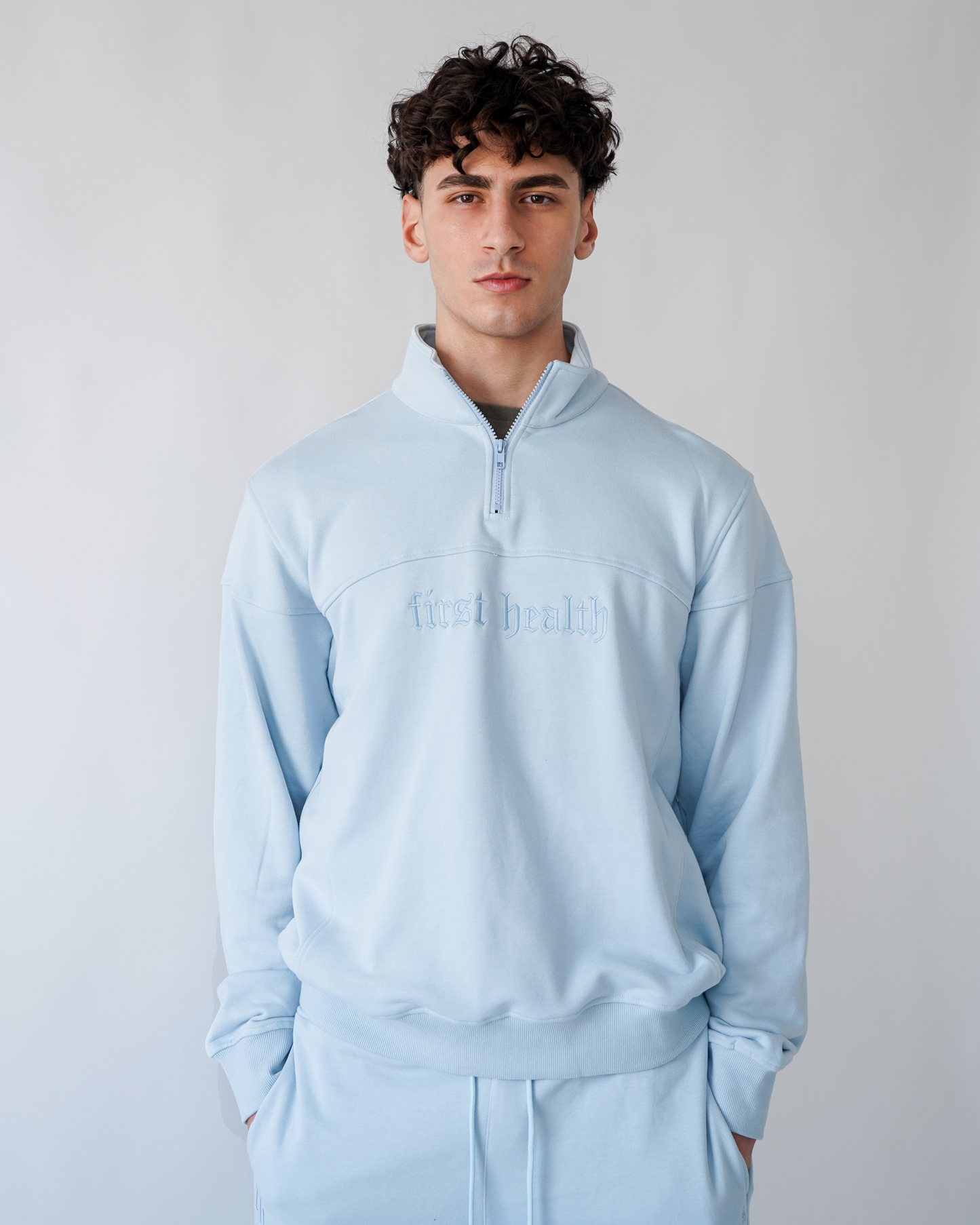 Essential Quarter Zip - Cloud